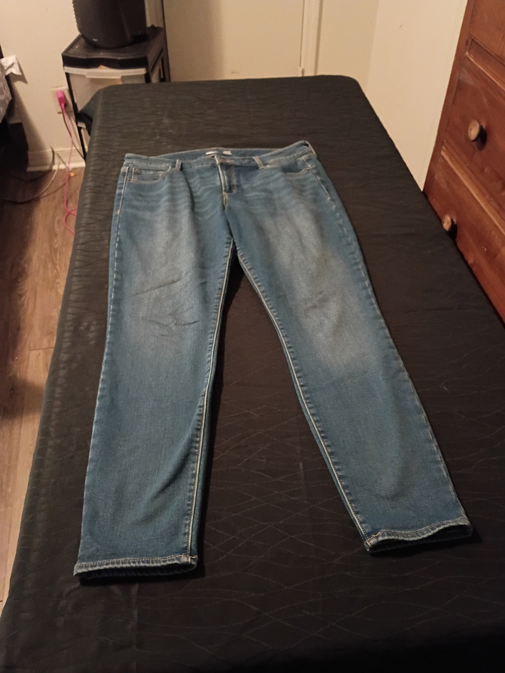 Men's Blue Denim Jeans - Classic Straight Fit